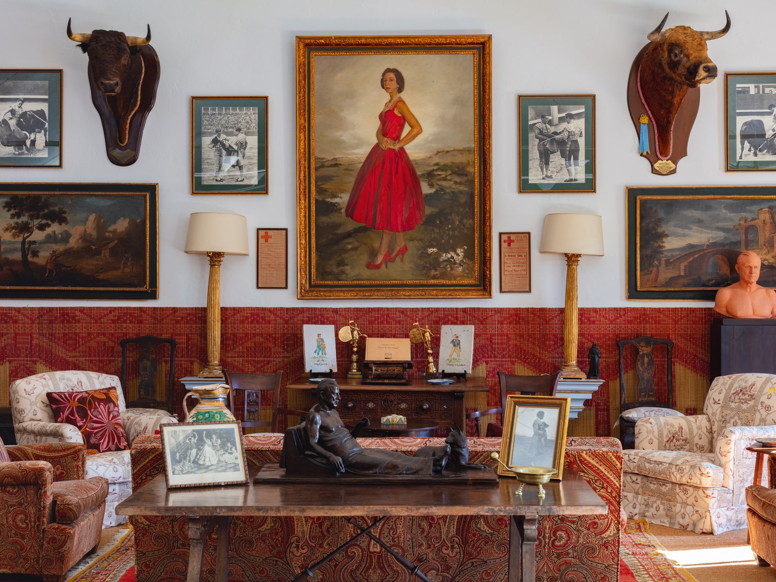 Decorator Javier González Sánchez-Dalp’s house near Seville is filled with mementos of his parents