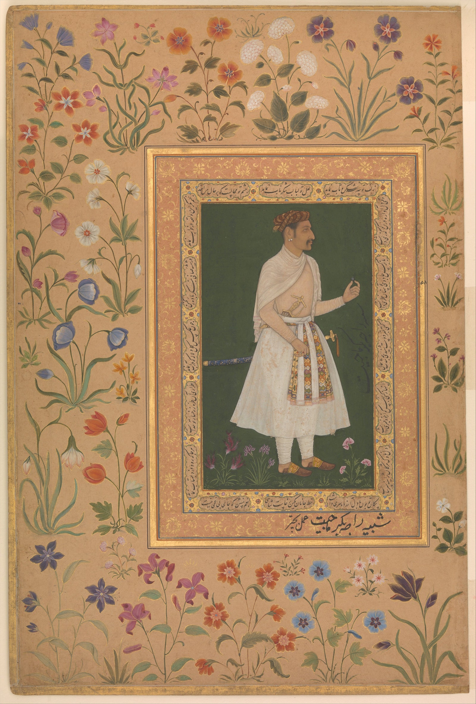 A painting by Bichitr titled ‘Portrait of Raja Bikramajit