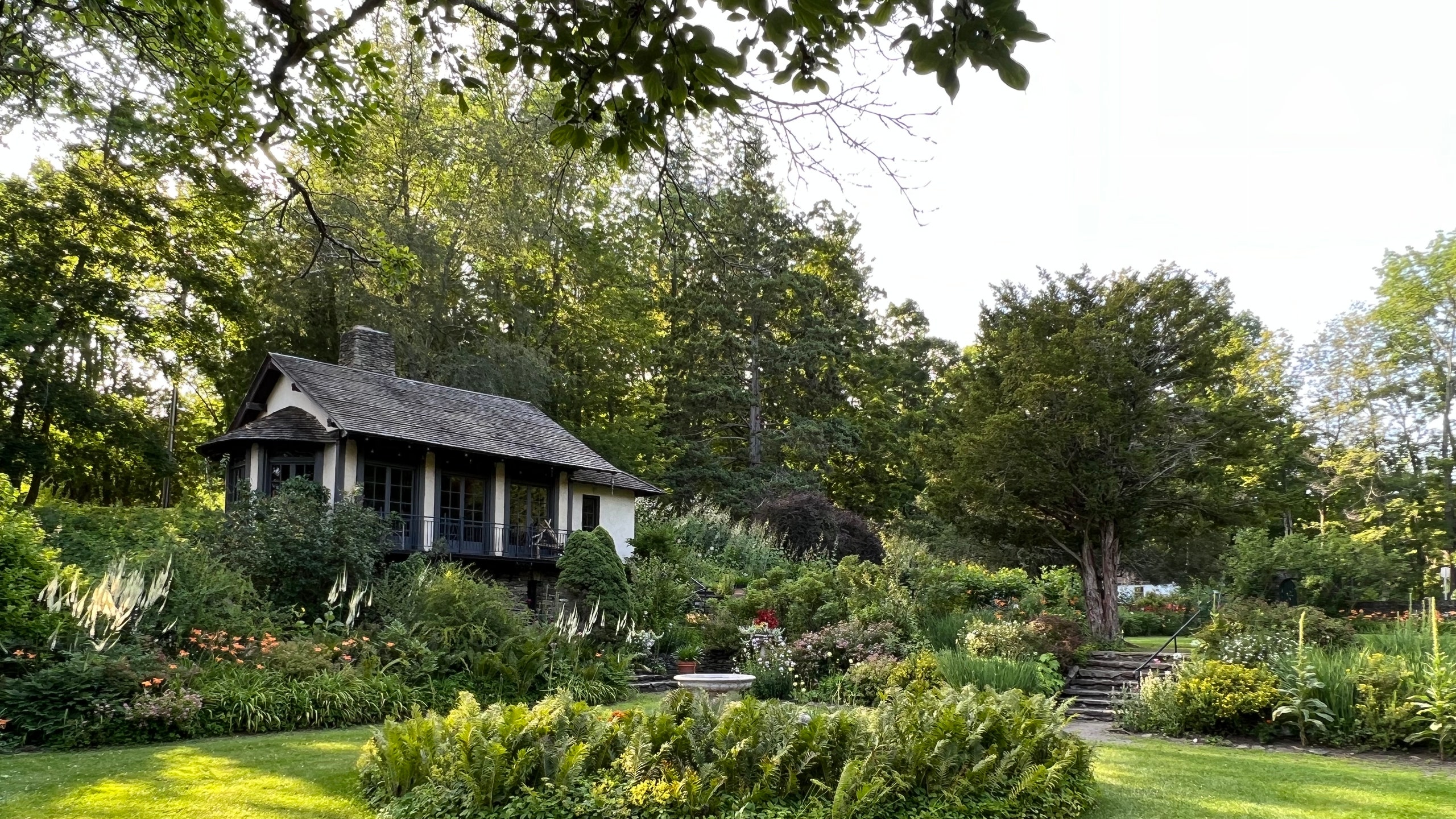 Brookwood garden in Cooperstown is a rugged waterside delight