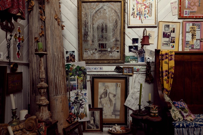 This artist’s studio is stuffed with stories